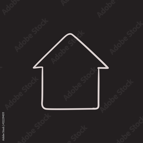 House sketch icon. © Visual Generation