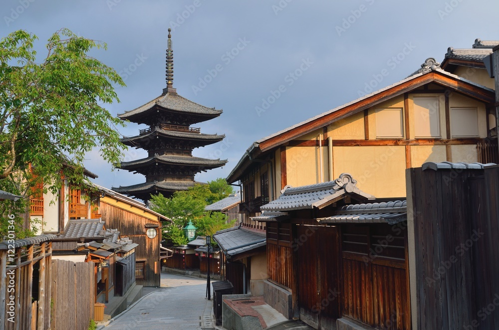 Naklejka premium 京都 八坂の塔