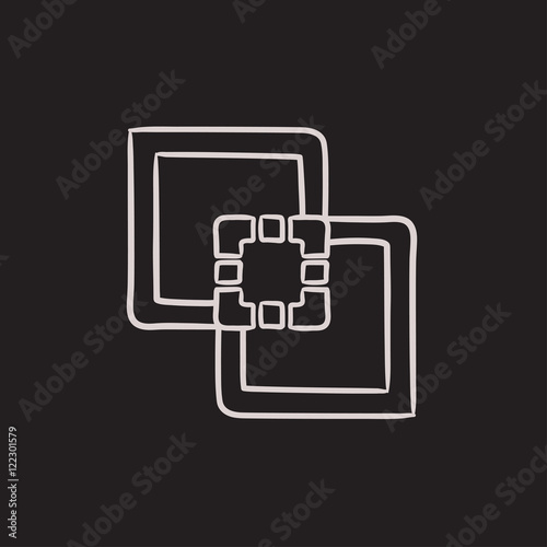 Outline sketch icon.