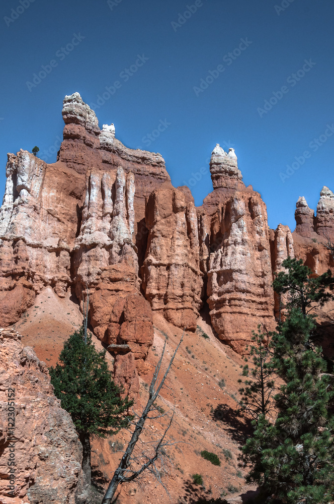 Hoodoos view from Horse Trail in Bryce Canyon National Park, Utah
