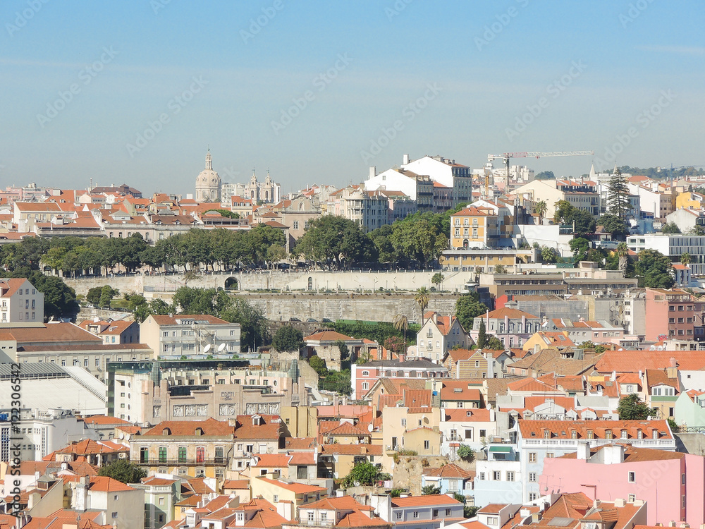 Lisbon, Portugal. Viewpoint from 