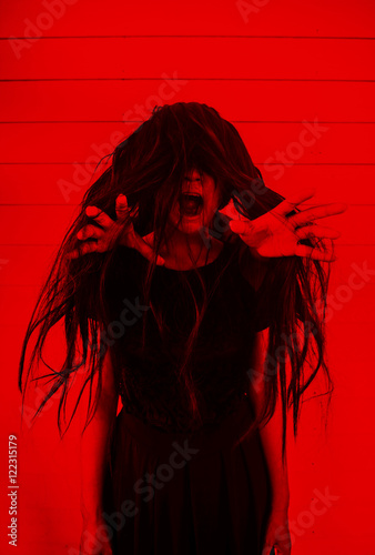 Ghost the possessions,Scary background for halloween concept and book cover ideas