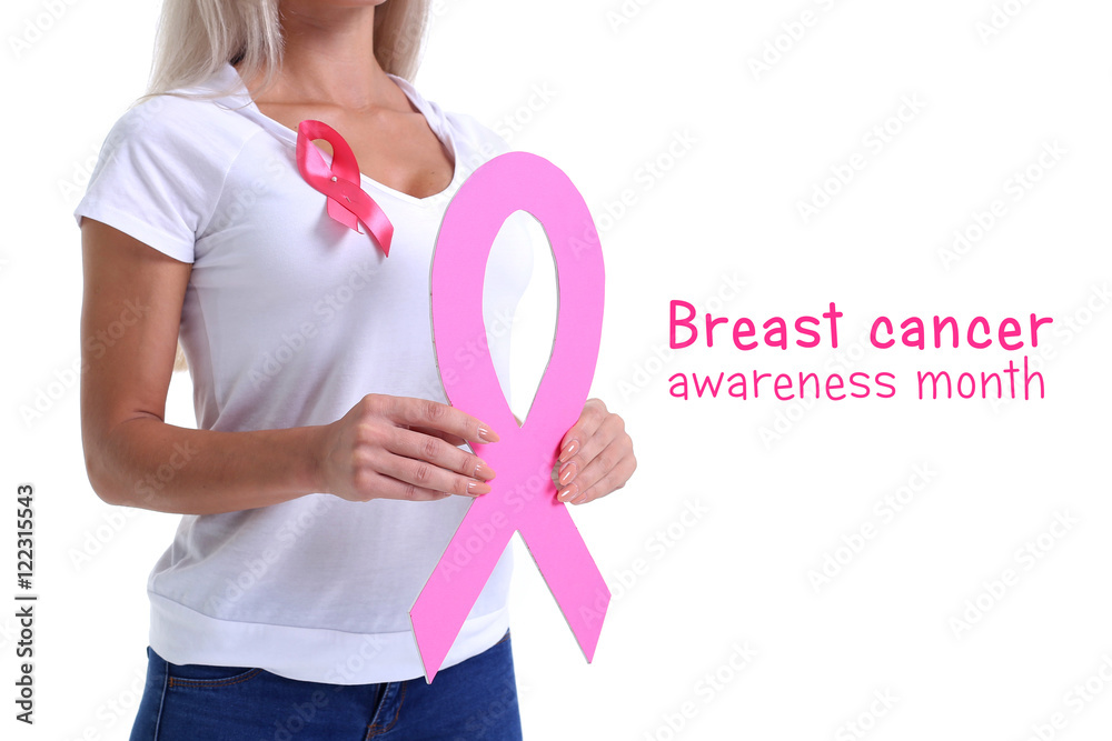 The concept health and prevention of breast cancer. The concept health and prevention of breast cancer.