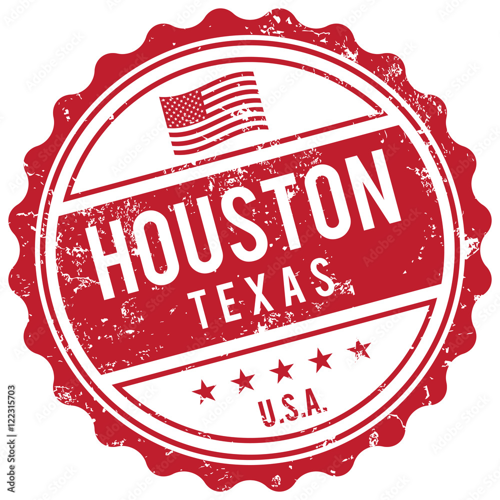 Houston Texas stamp Stock Vector Adobe Stock