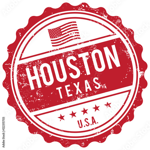 Houston Texas stamp