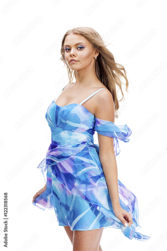 Portrait close up of young beautiful blonde woman Portrait close up of young beautiful blonde woman