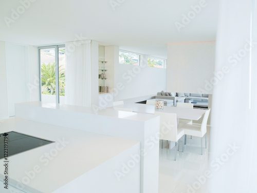 Modern dining room interior © kanashe_yuliya