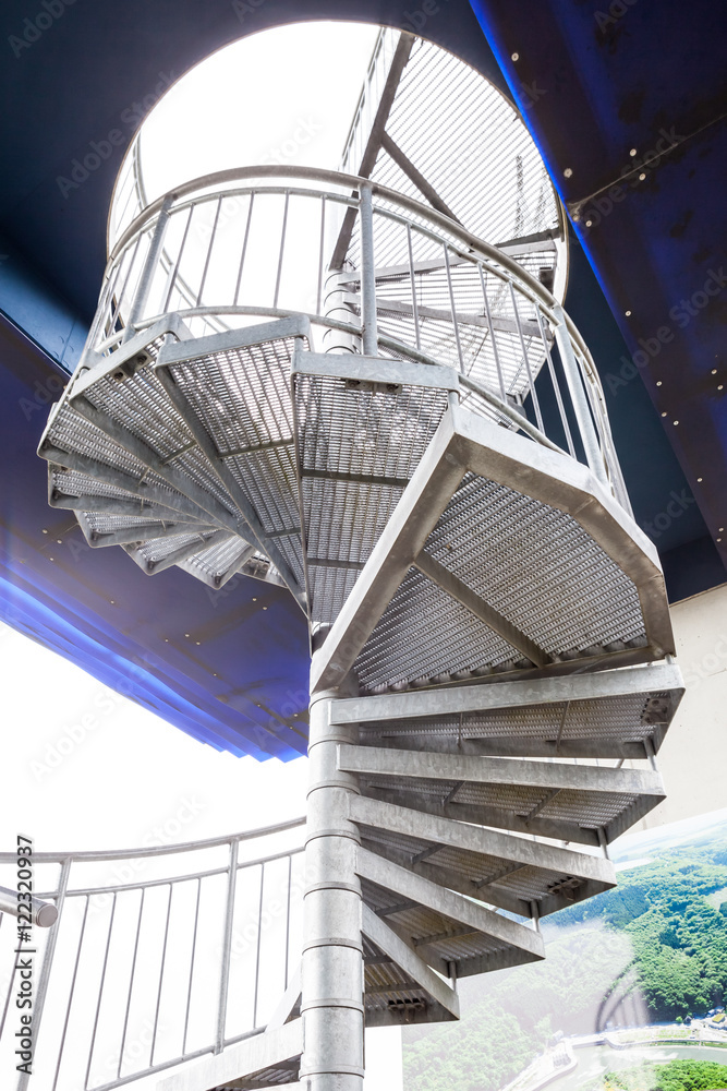 Obraz premium an spiral staircase