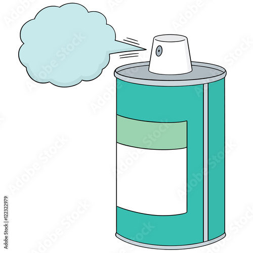 vector set of spray can