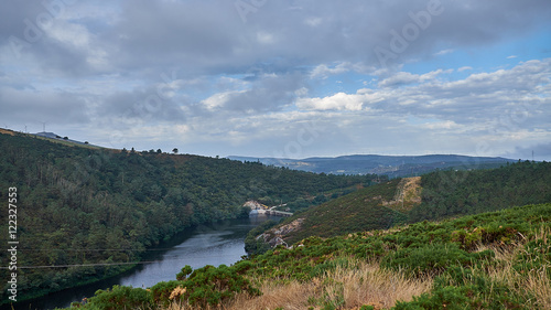 Pilgrims, Road to Compostela, pilgrims Road to French Santiago de Compostela, Galicia, Spain, landscapes in the pilgrimage to Santiago de Compostela photo