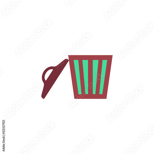 Trash can Icon Vector