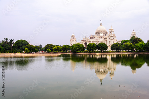 Victoria Memorial Hall in Calcutta, India