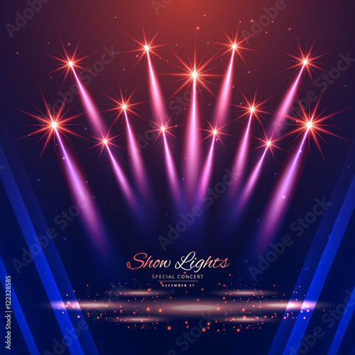 beautiful show lights background