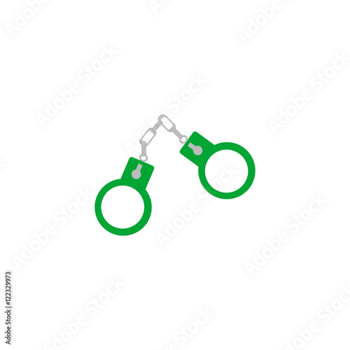 Handcuffs Icon Vector