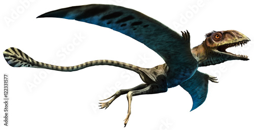 Pterosauria from the Triassic era 3D illustration photo
