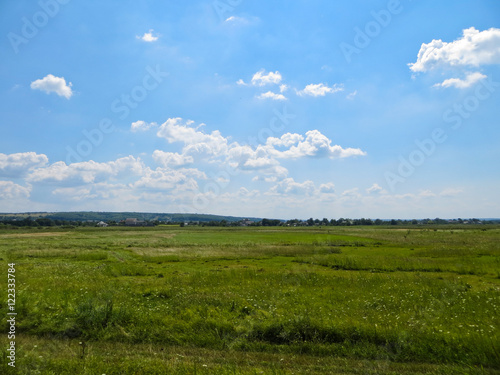 Wide green meadow