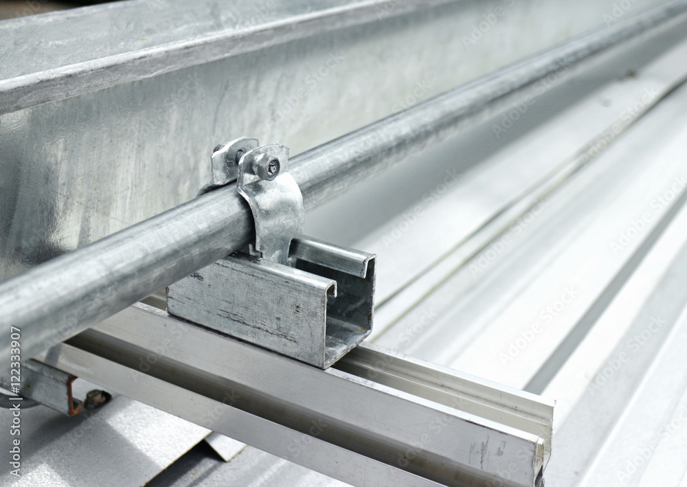 Electrical Conduit Installation on Roof Stock Photo Adobe Stock