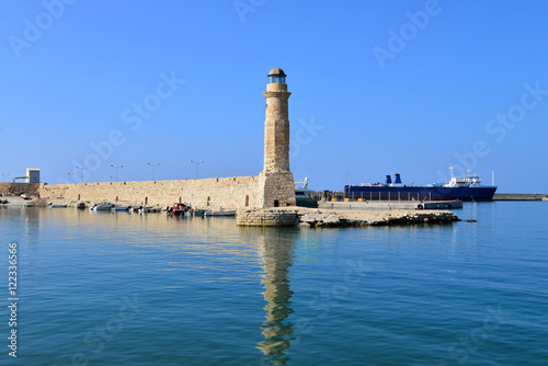 Rethymno lighthouse landmark