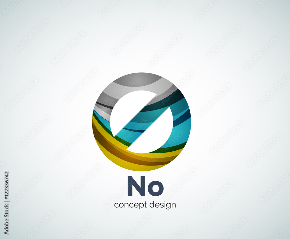 Vector no concept, prohibition logo template Vector no concept, prohibition logo template