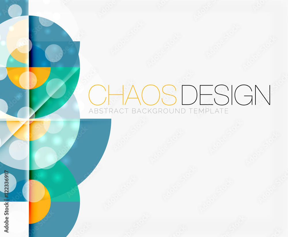 Abstract background with round shapes Abstract background with round shapes