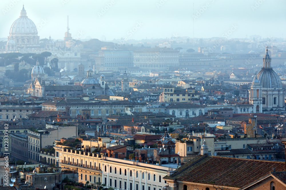 Rome City view, Italy.