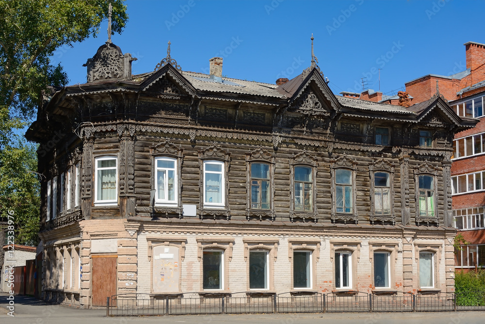 Tomsk, an old house