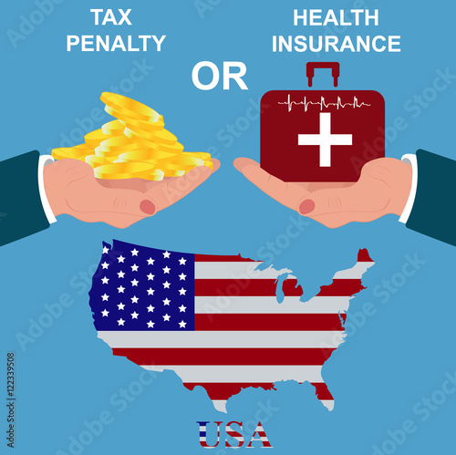 Heath insurance, vector illustration  