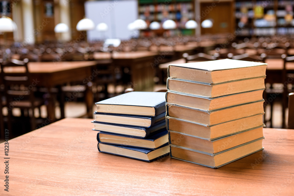 piles of books