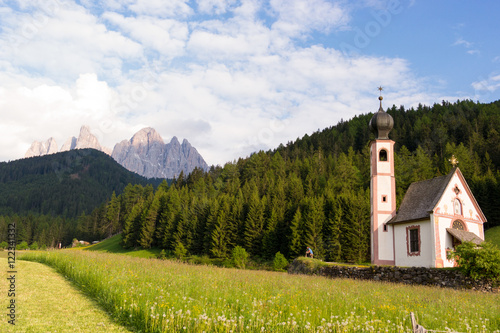 Santa Maddalena church in Val di Funes valley