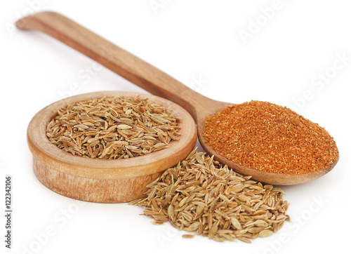 Crushed cumin with whole © Swapan