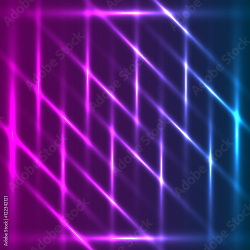 Violet and blue abstract glowing background