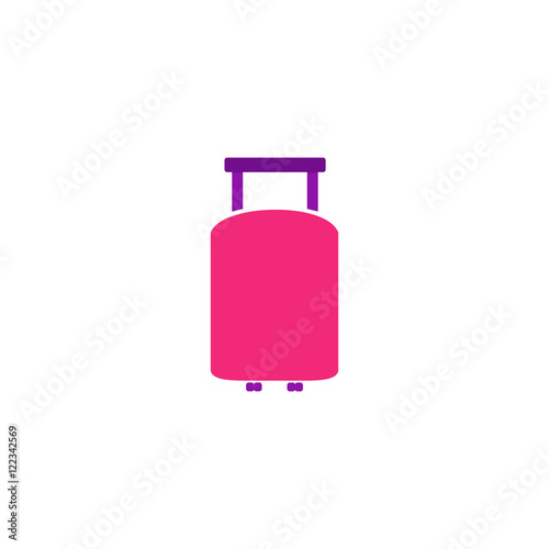 Travel bag Icon Vector