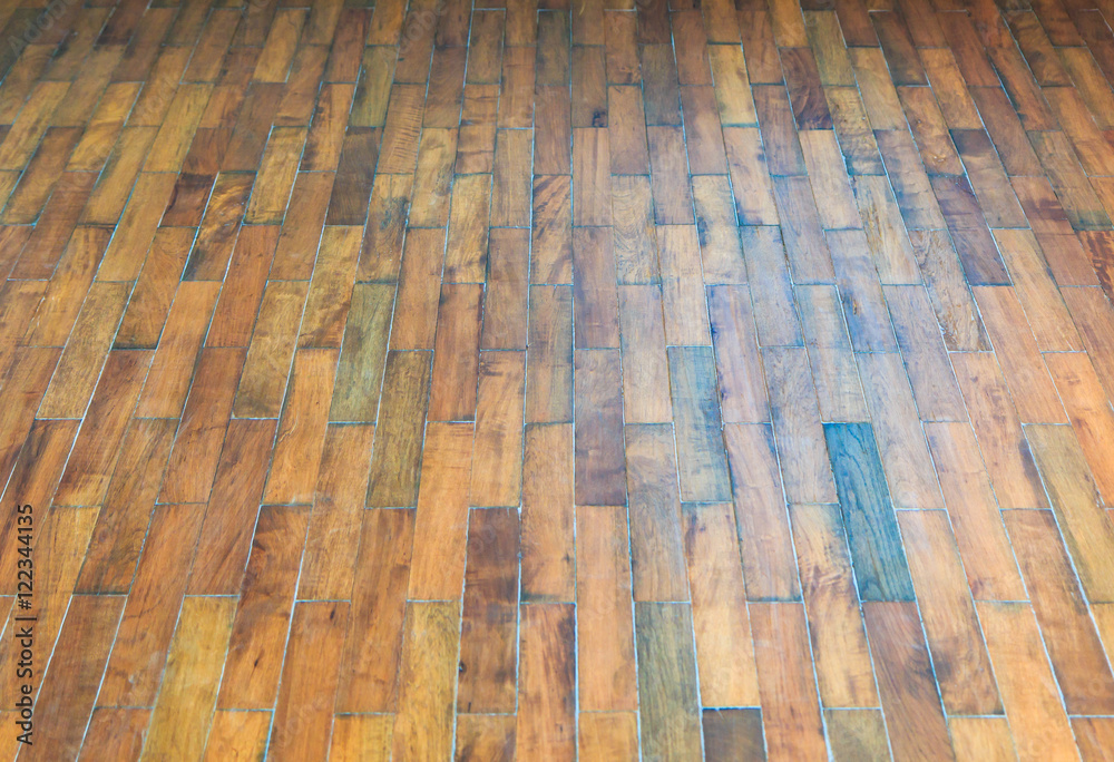 Parquet flooring as background