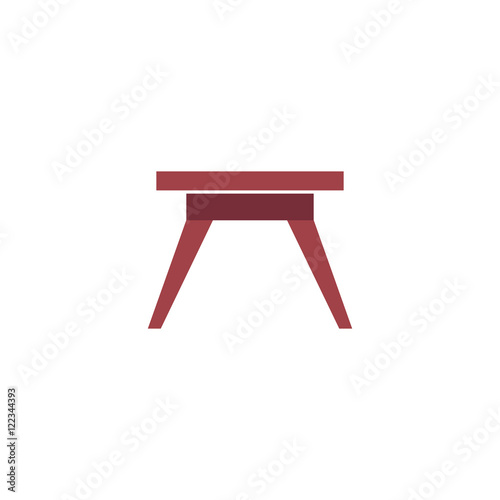 Camping table Icon Vector