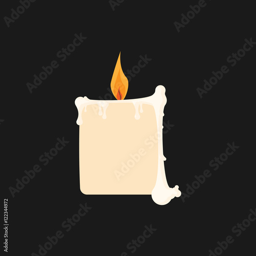 Burning candle.