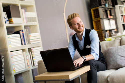 Young man in the office