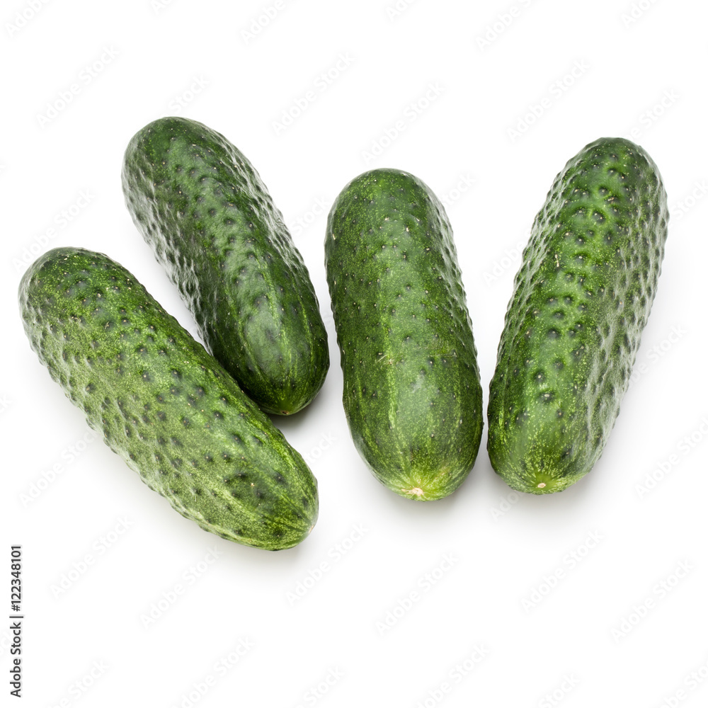 Cucumber vegetable isolated on white background cutout Cucumber vegetable isolated on white background cutout