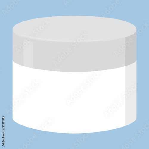 face cream whte vector illustration