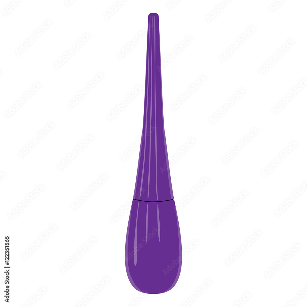 liquid eyeliner violet vector illustration liquid eyeliner violet vector illustration