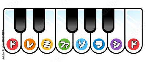 ドレミファソラシドの音階　こども用