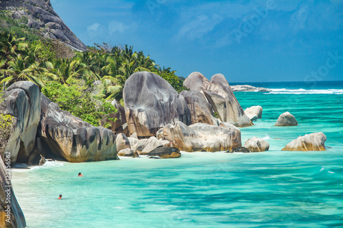 The most beautiful beach of Seychelles - Anse Source D'Argent