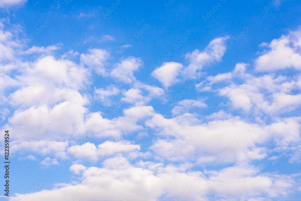 Evening sky with lots small clouds - natural background Evening sky with lots small clouds - natural background