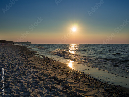 Baltic sea, sunset
