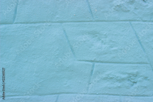 Closeup of blue wall
