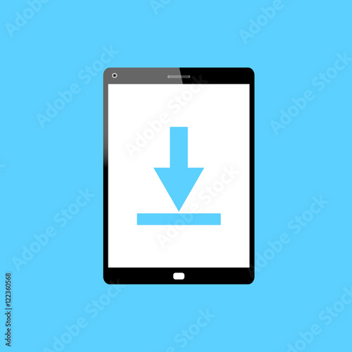 tablet download icon