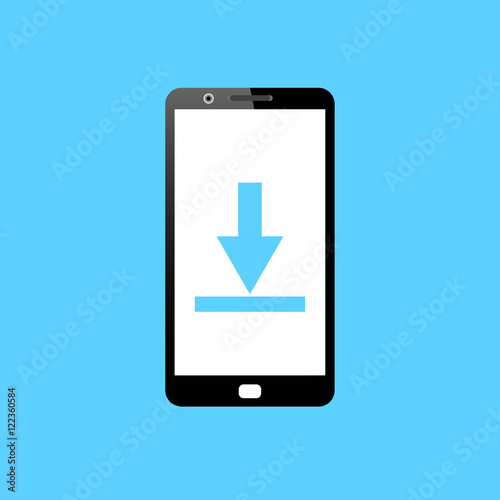 smart phone download icon