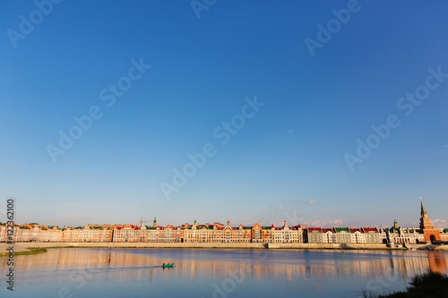 Embankment Bruges in Yoshkar-Ola. Russia, Republic of Mari El