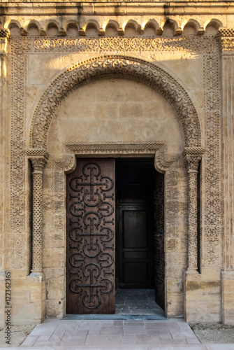 The basilica du Sacre Coeur in Paray-le-Monial. Side door