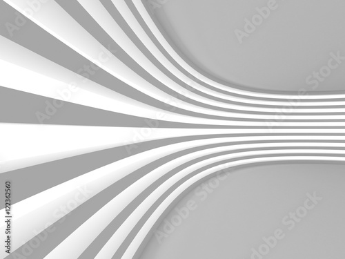 White Modern Architecture Abstract background