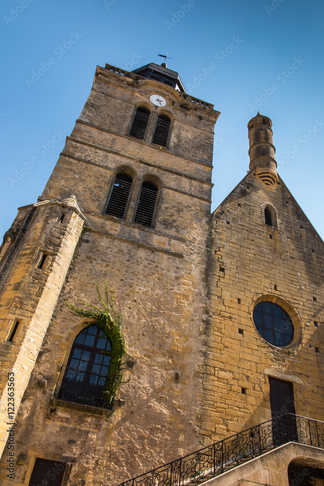 The historic tower of St. Nicholas in Paray Le Monial
